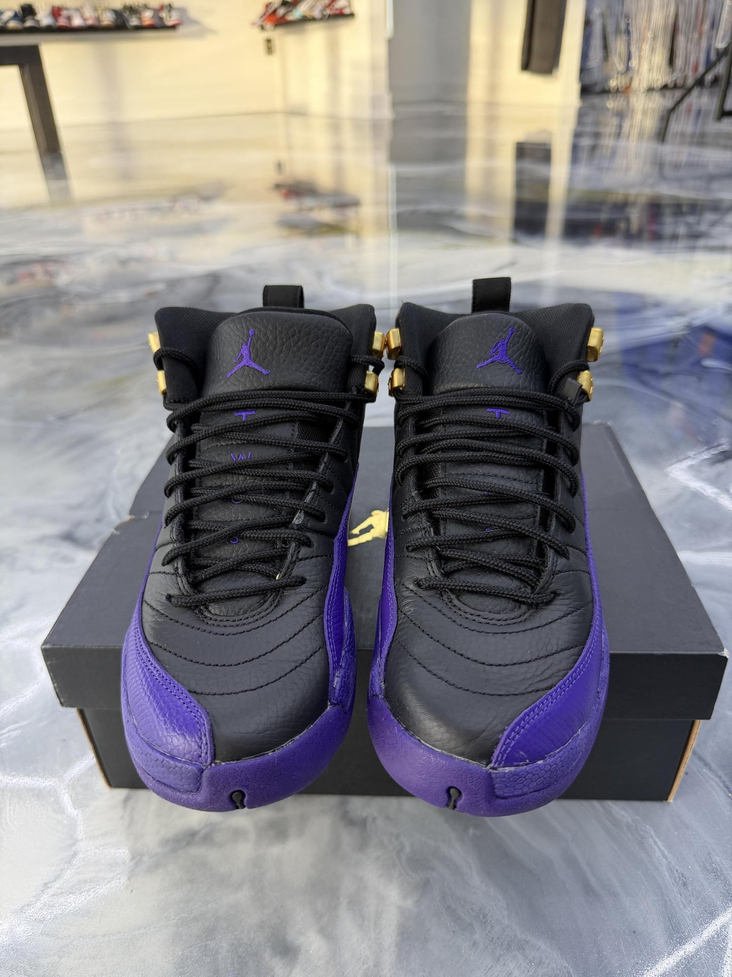 Jordan 12 Field Purple Used Size 5Y/6.5