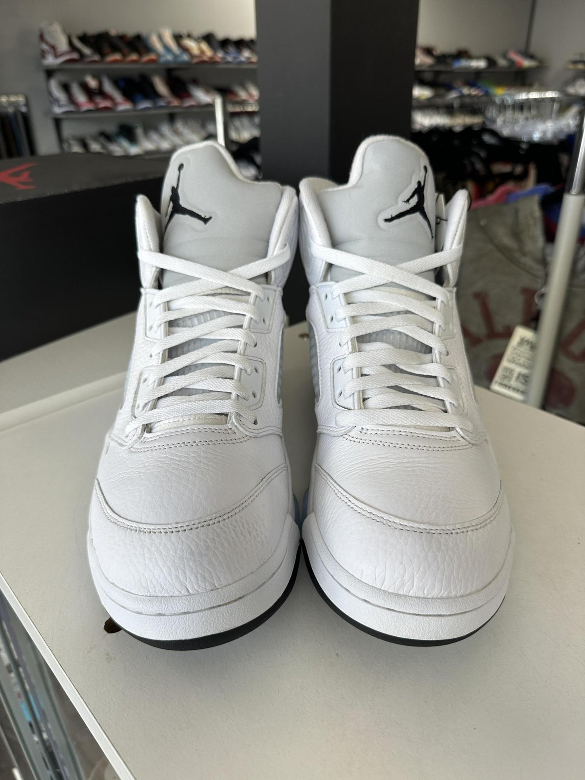 Jordan 5 White Metallic Used