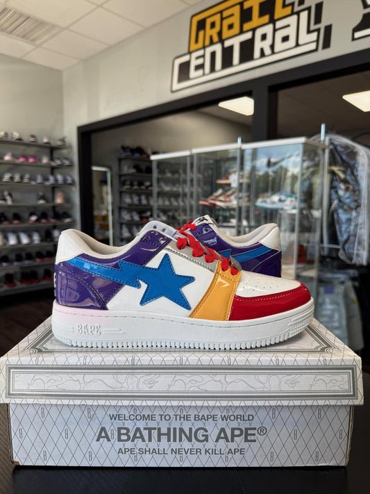 A Bathing Ape BapeSta "Multi Color" Used Size 8