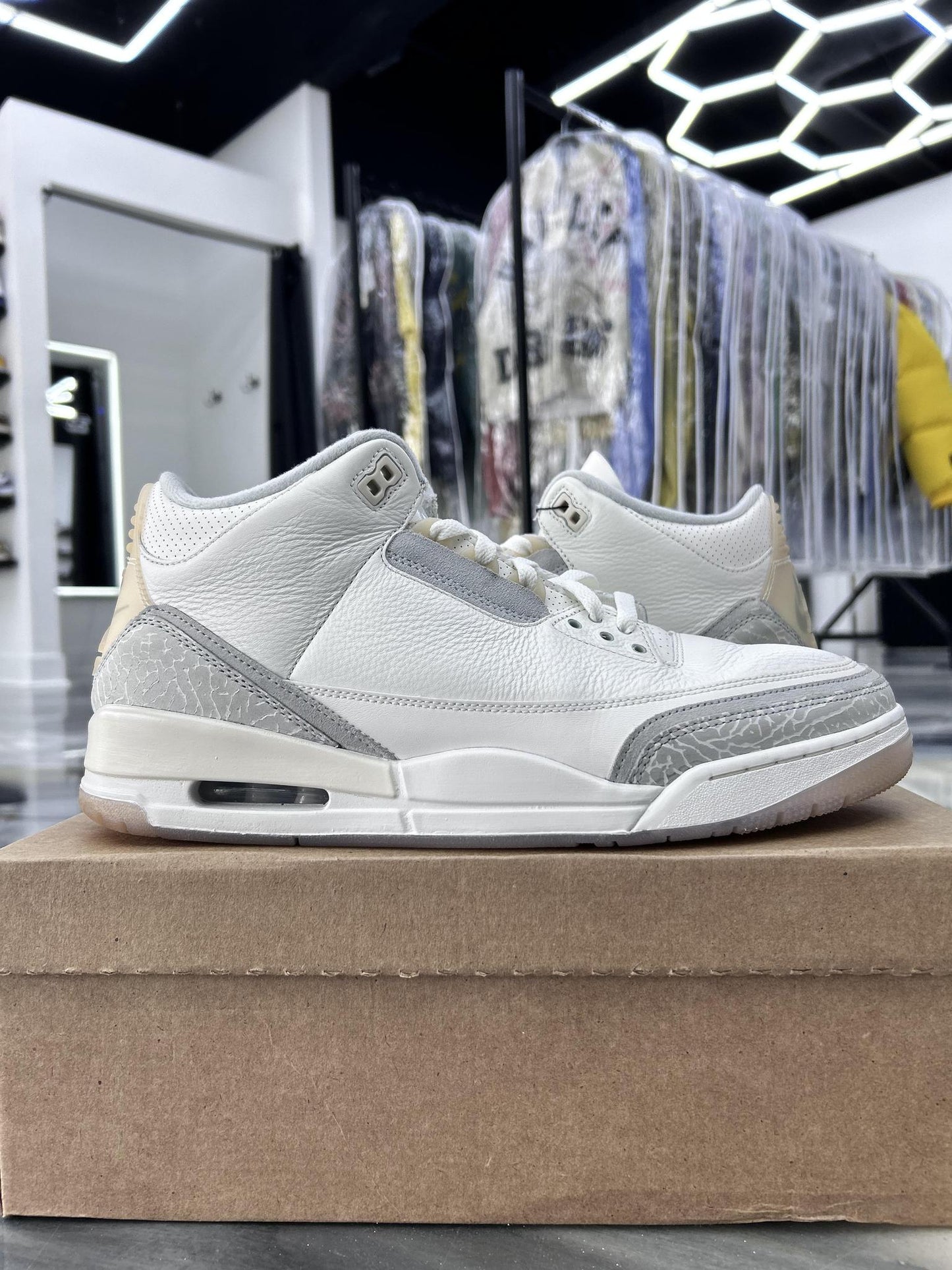 Jordan 3 Craft Ivory Used Size 13