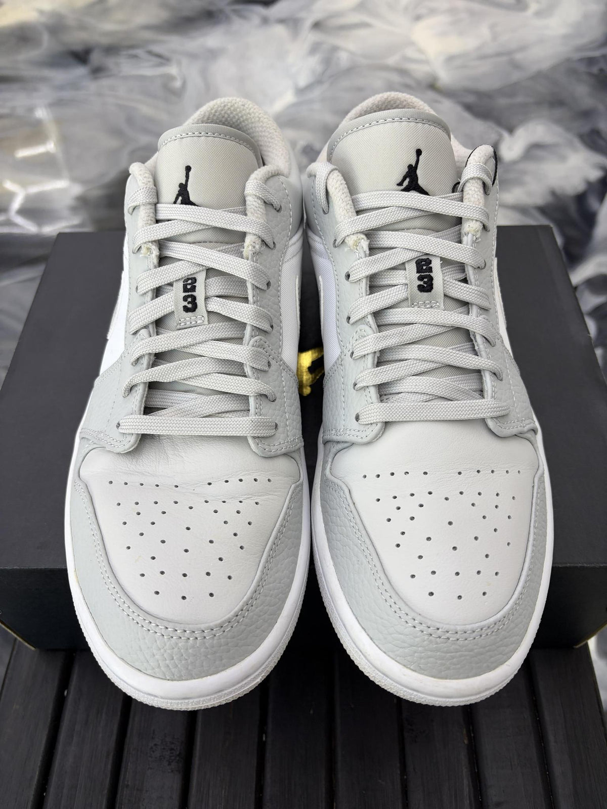 Jordan 1 Low "White Camo" Used Size 9