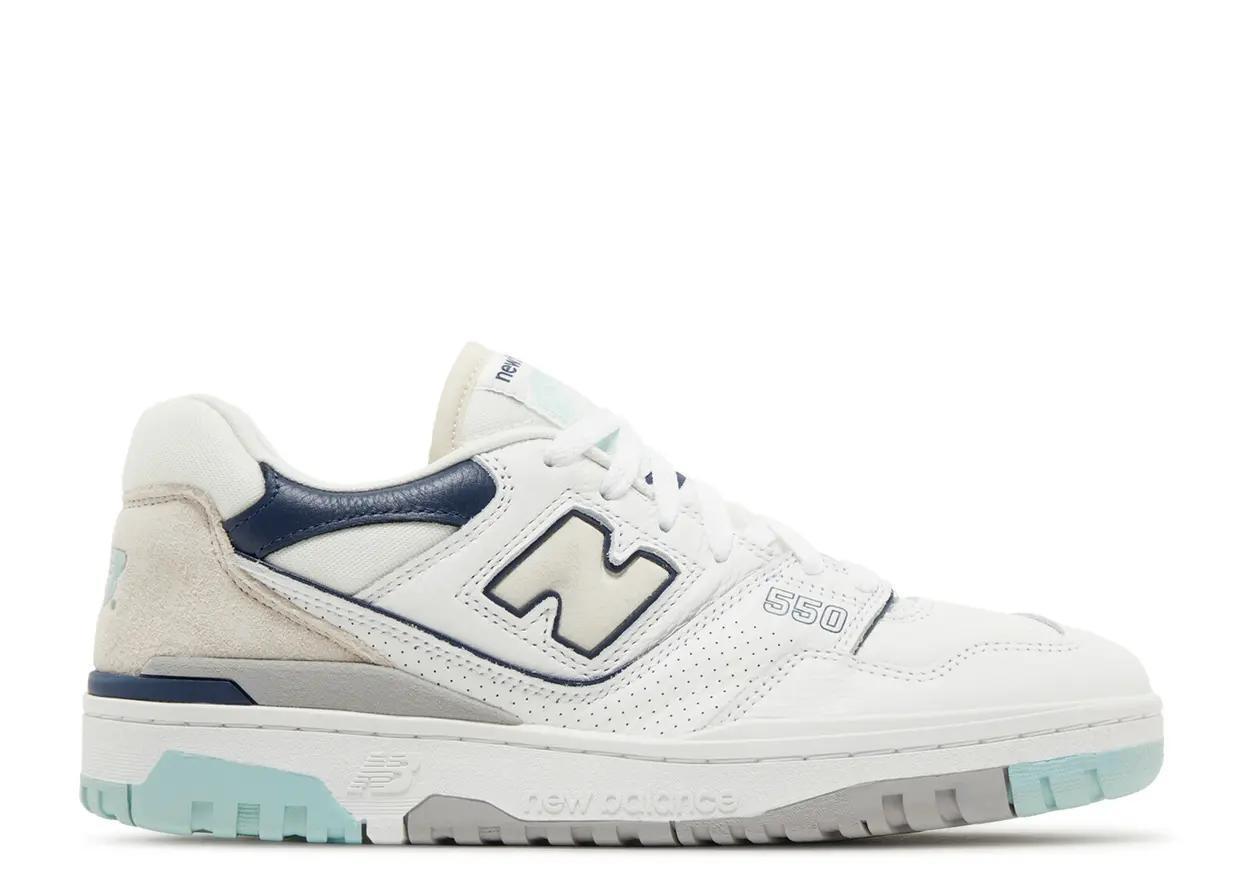 New Balance 550 "White Winter Fog Navy"