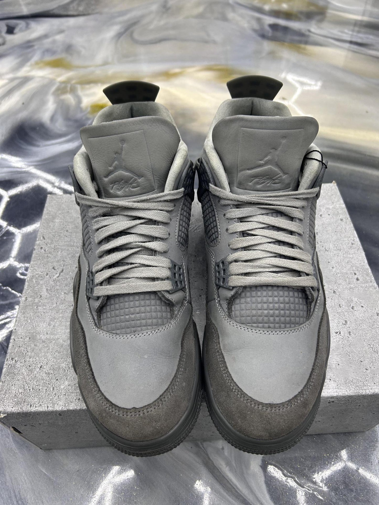 Jordan 4 "Wet Cement" Used Size 11