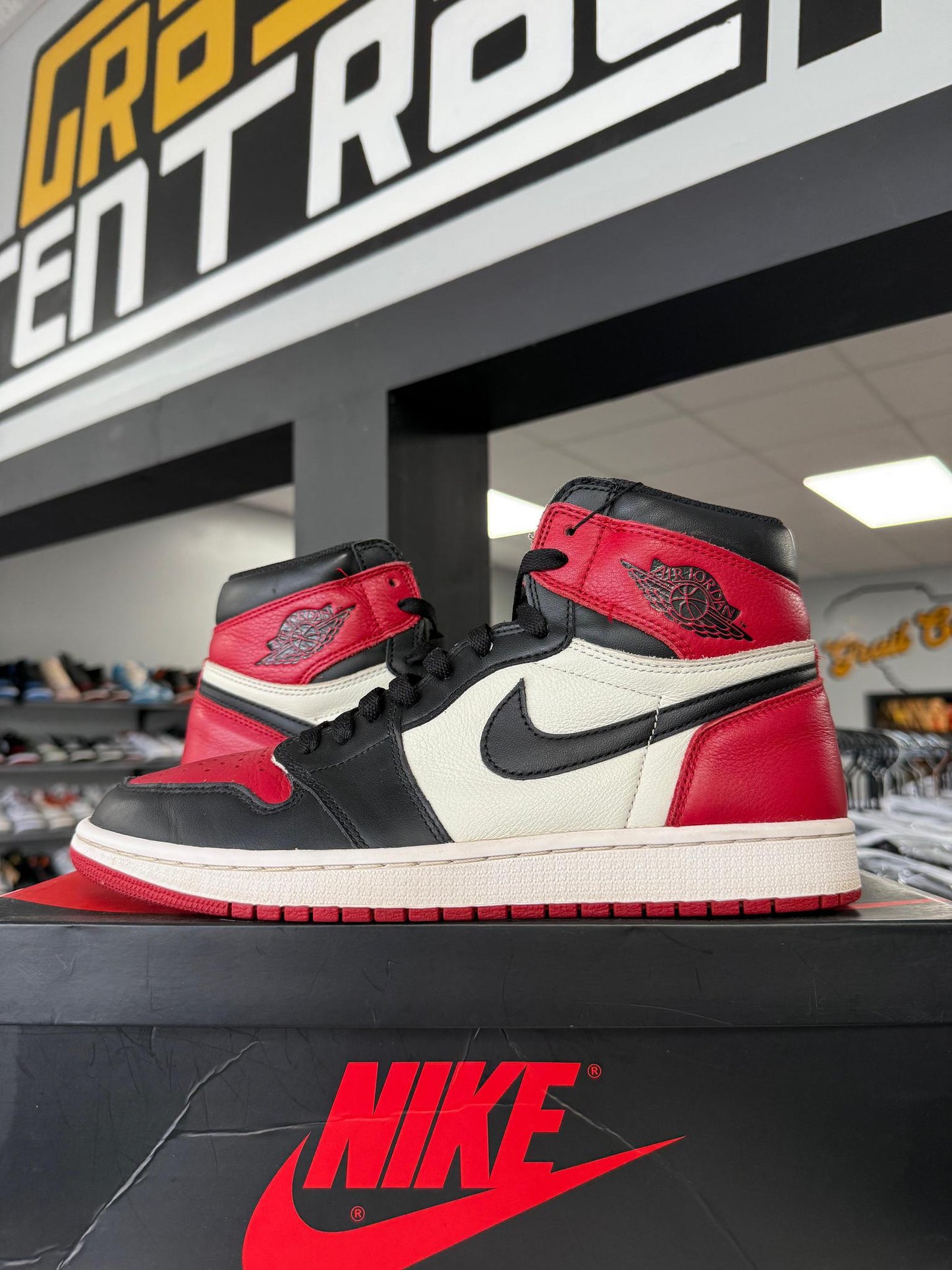 Jordan 1 "Bred Toe" Used Size 10