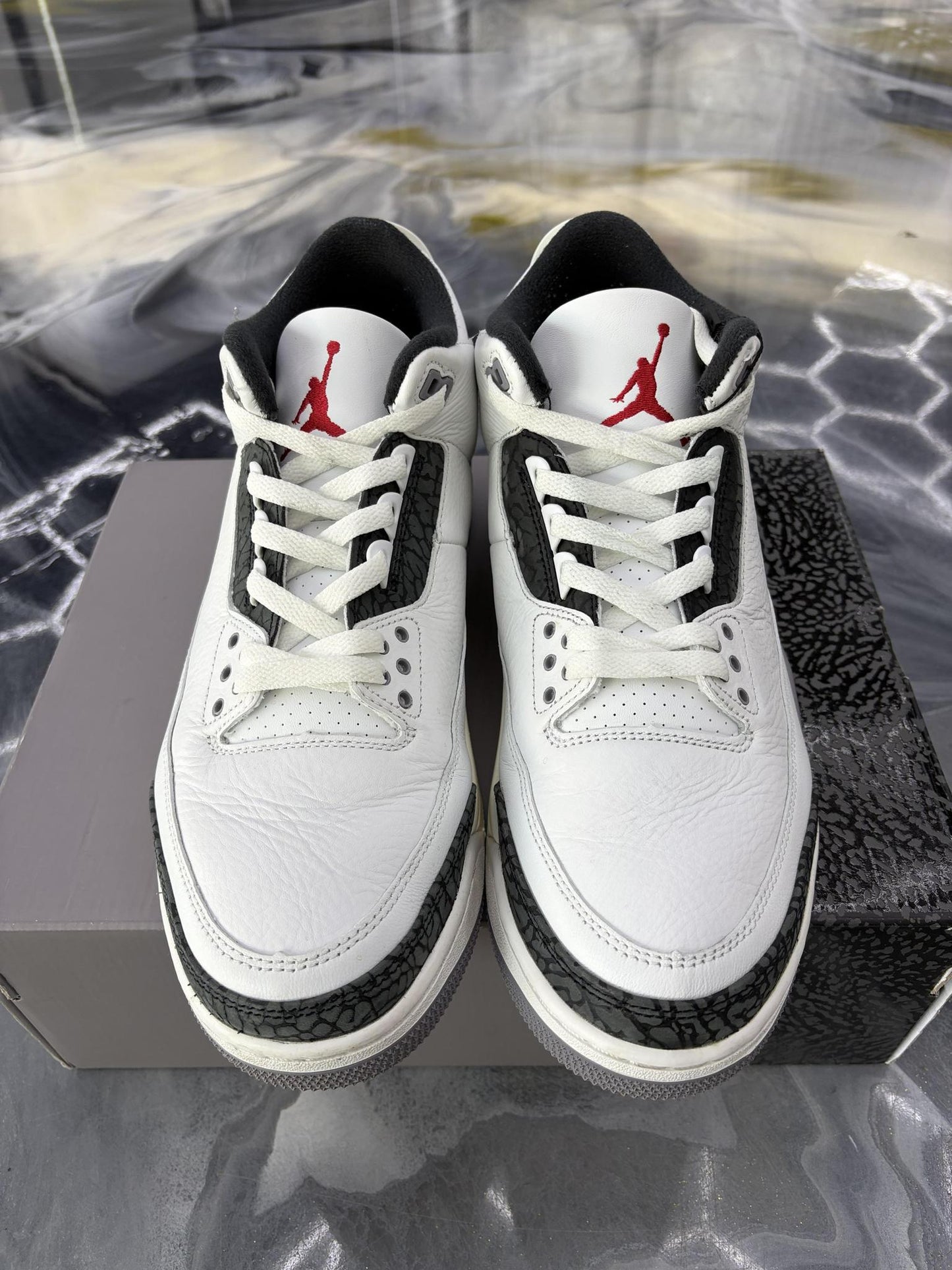 Jordan 3 "Cement Grey" Used Size 12