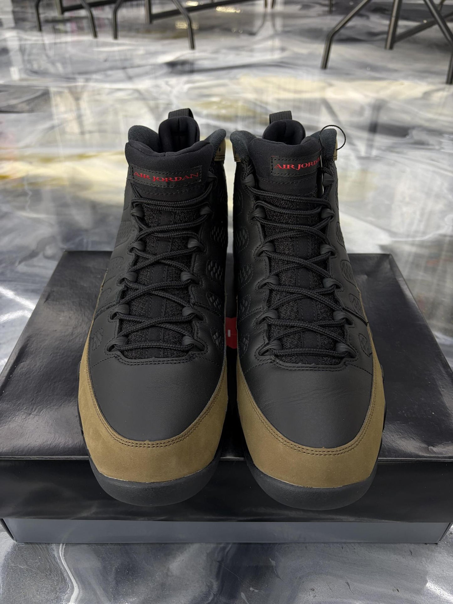 Jordan 9 "Olive" Used Size 13