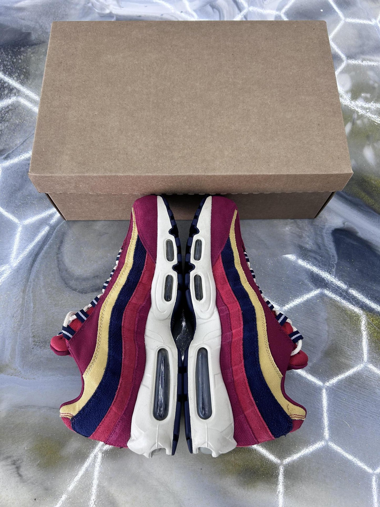 Nike Air Max 95 "Red Navy Gold" Size 8.5