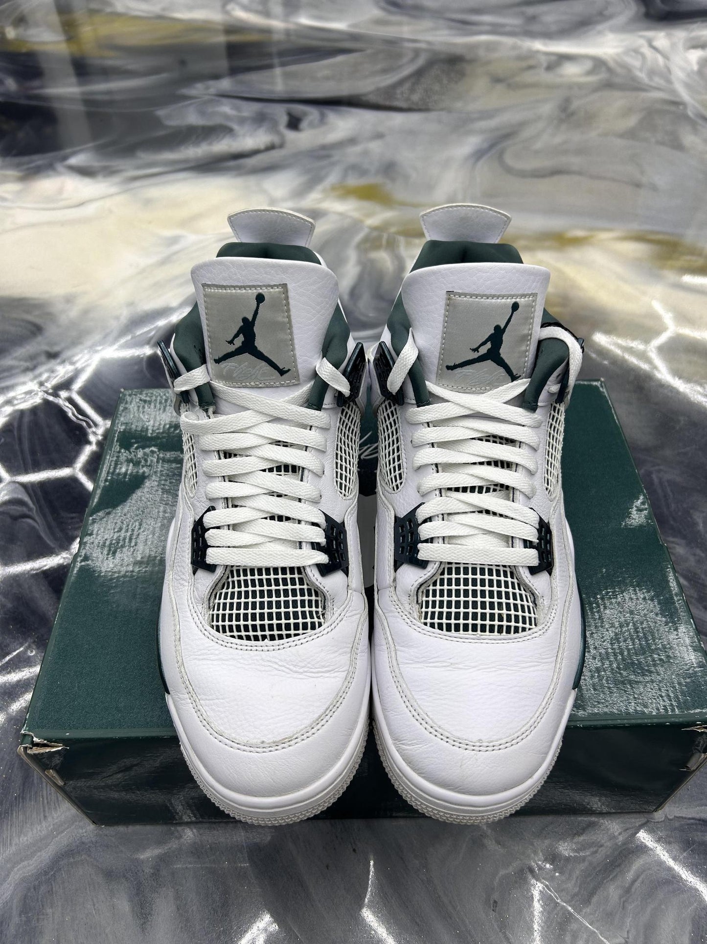 Jordan 4 "Oxidized Green" Used Size 13