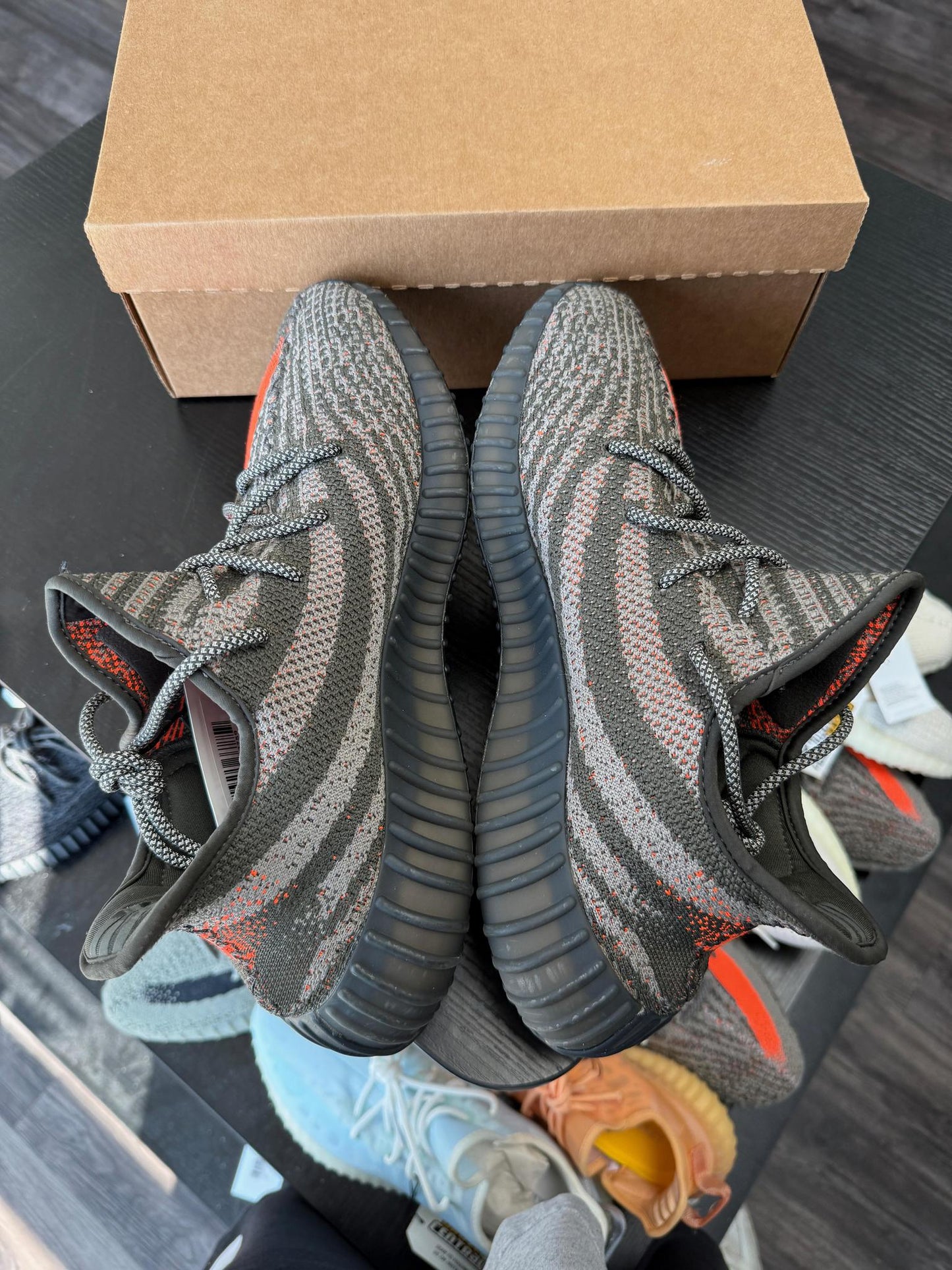 Yeezy 350 V2 "Carbon Beluga" Used Size 13