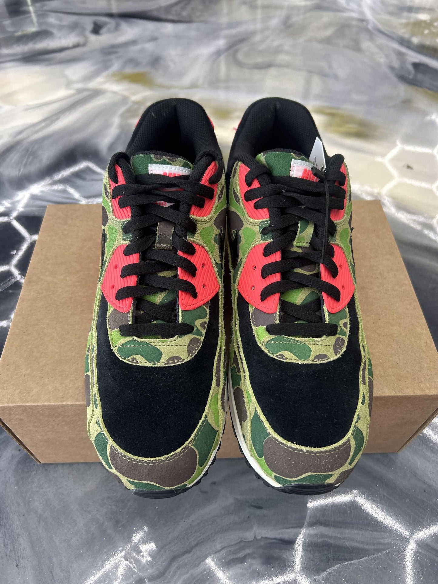 Nike Air Max 90 X Atmos "Duck Camo" Promo Sample Used Size 11