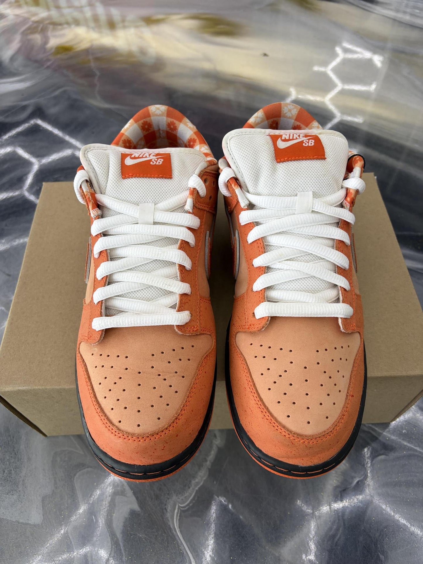 Nike SB Dunk Low "Orange Lobster" Used Size 10