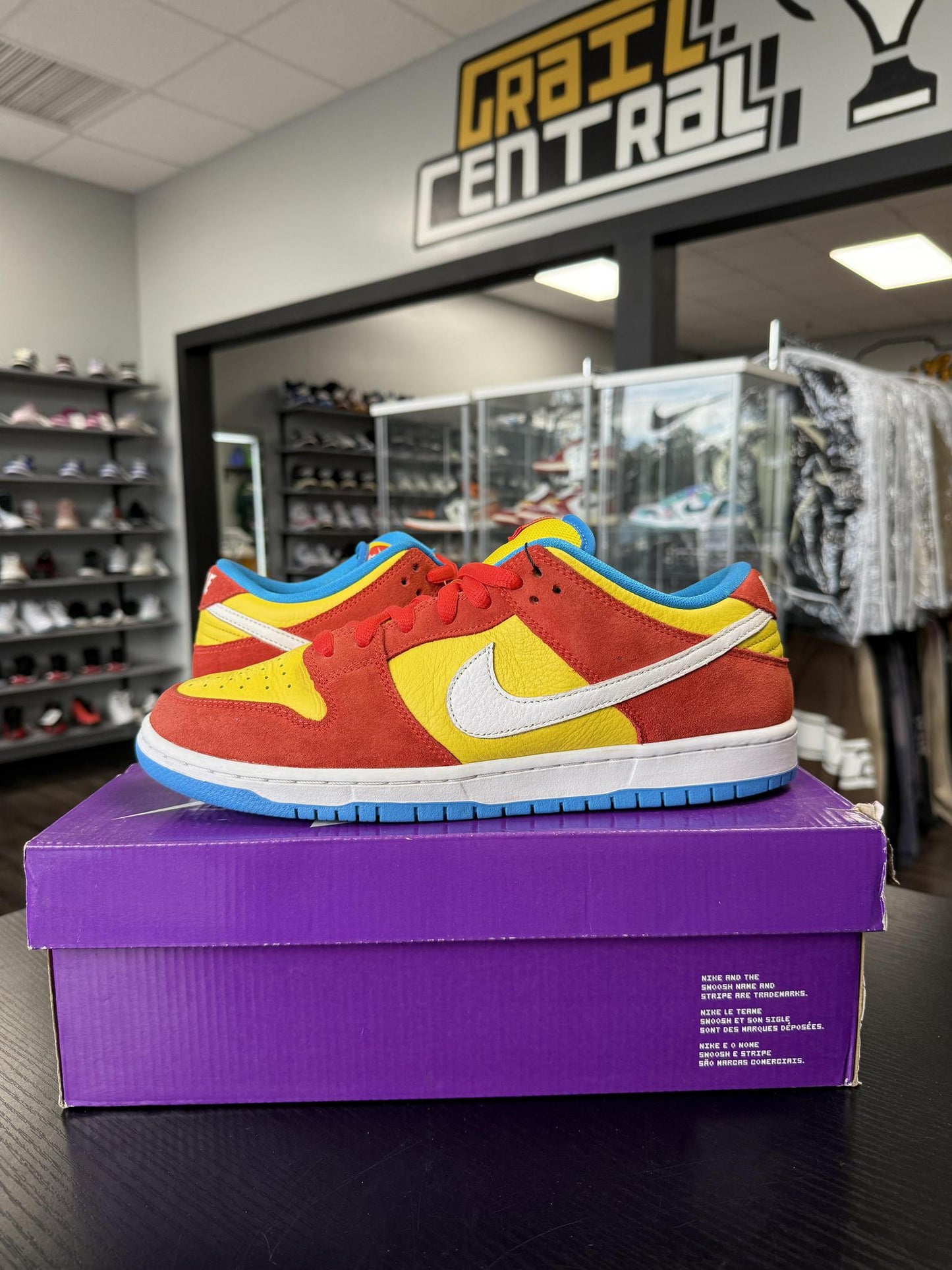 Nike Dunk Low SB "Bart Simpson" Used Size 11