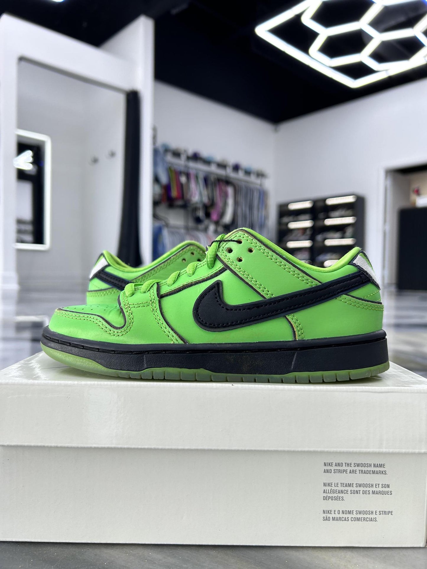 Nike SB Dunk Low "Powerpuff Buttercup" Used Size 13C
