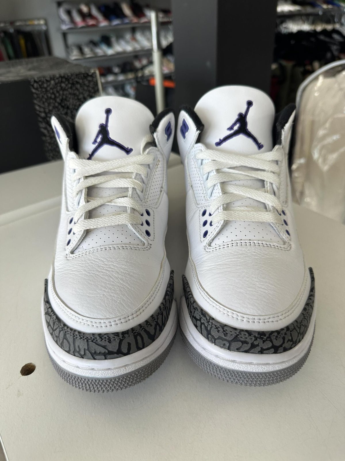 Jordan 3 Dark Iris Used