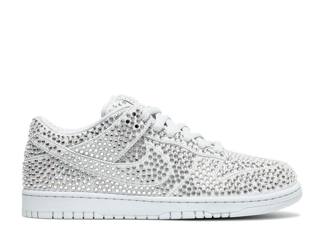 Nike SB Dunk Low x CPFM x Swarovski "Pure Platinum"