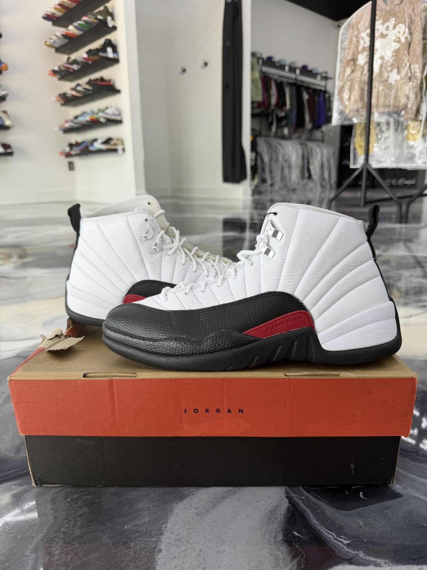 Jordan 12 "Taxi Flip" Used Size 10.5