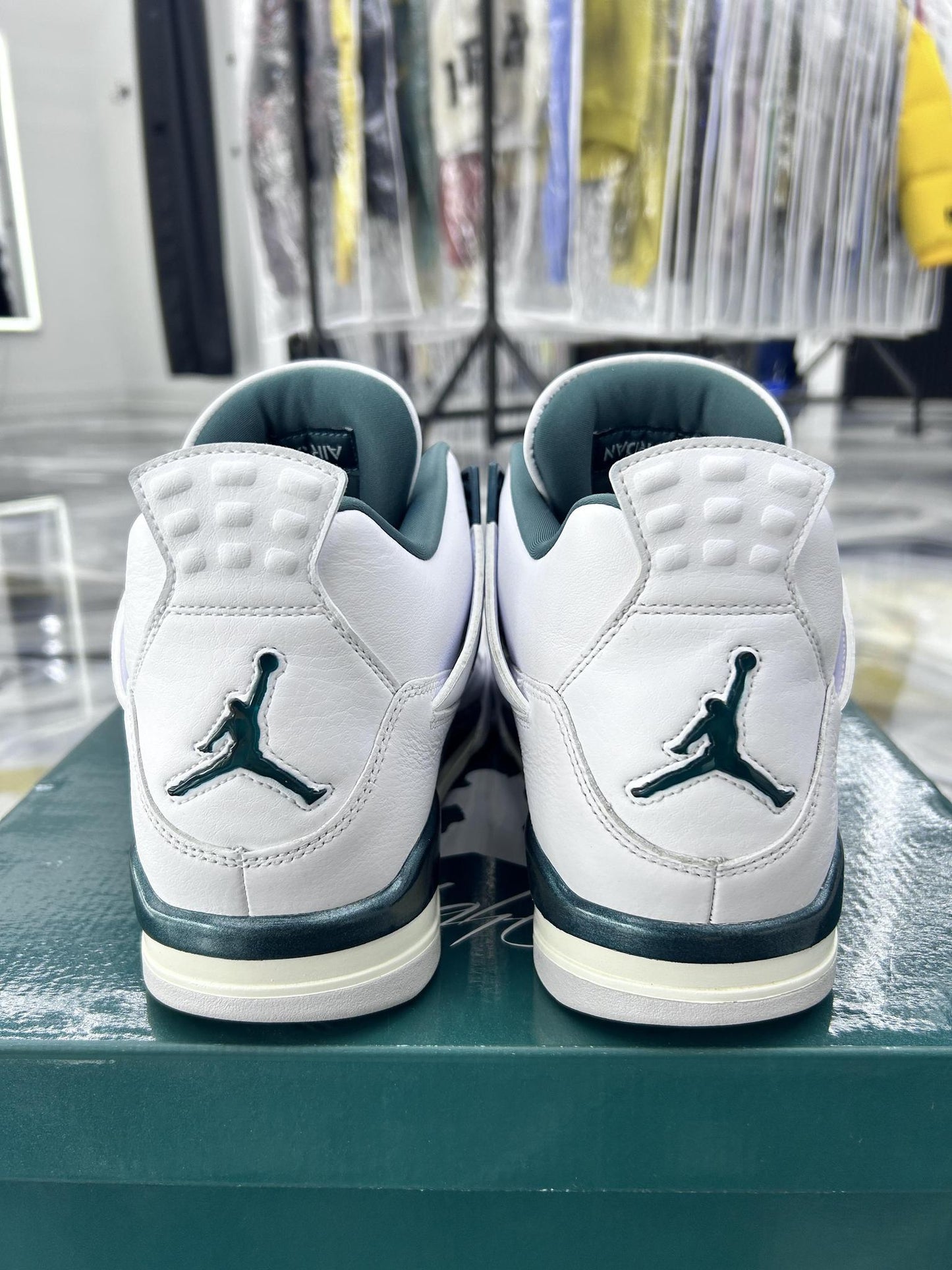 Jordan 4 Oxidized Green Used Size 11.5