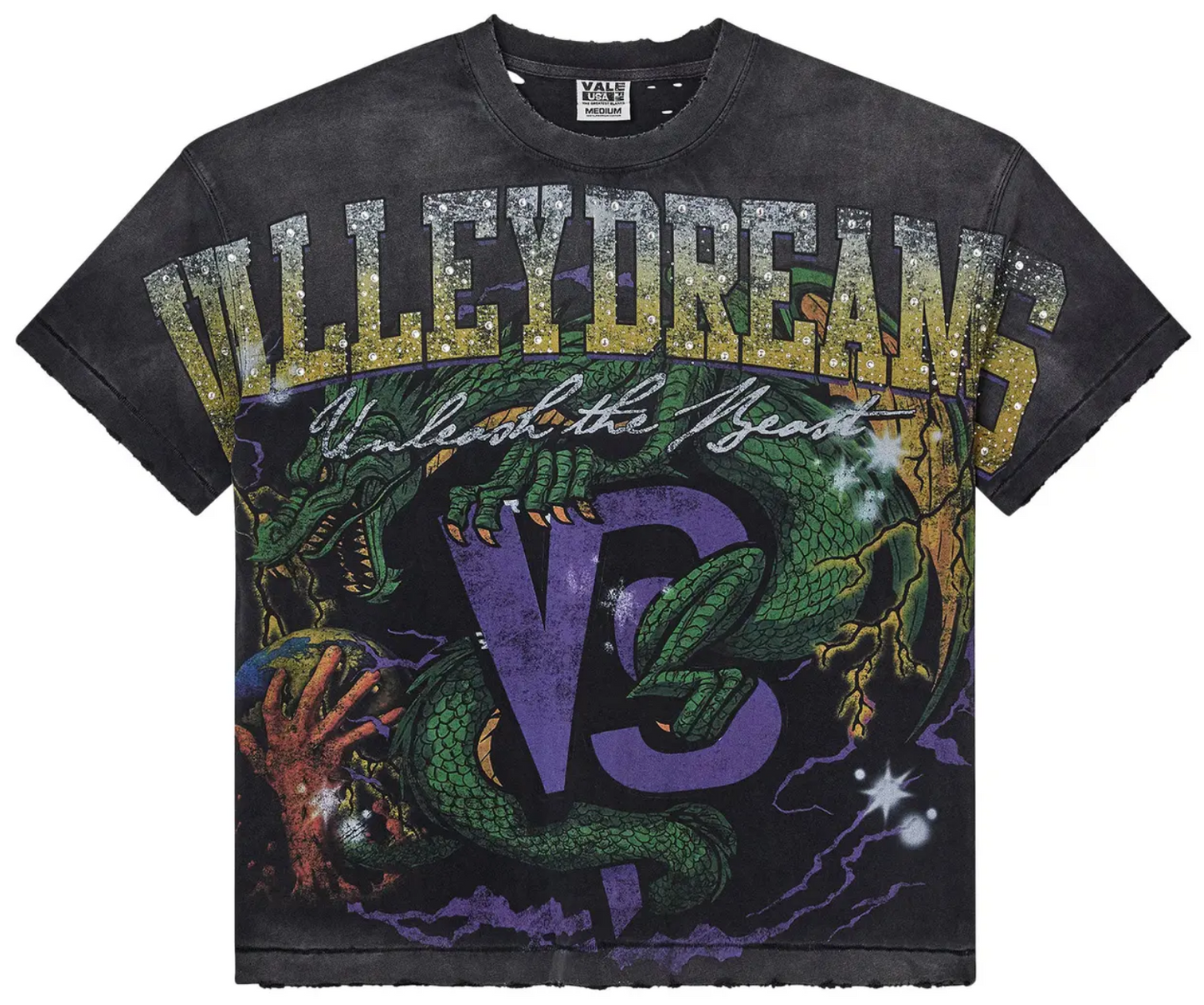 Vale Enter The Dragon Tee "Black"