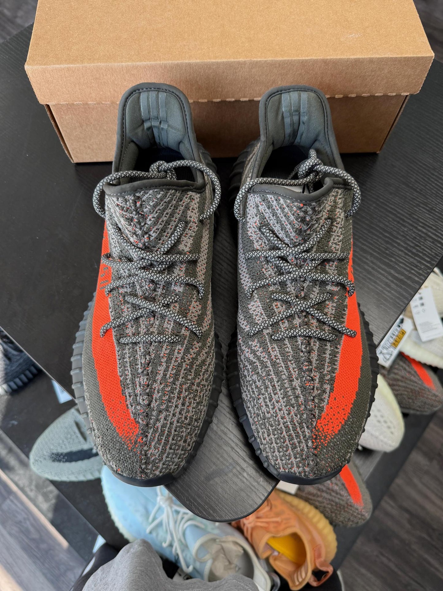 Yeezy 350 V2 "Carbon Beluga" Used Size 13