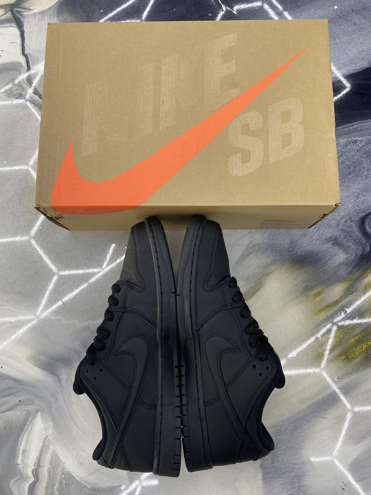 Nike SB Dunk Low "Triple Black" Used Size 9.5
