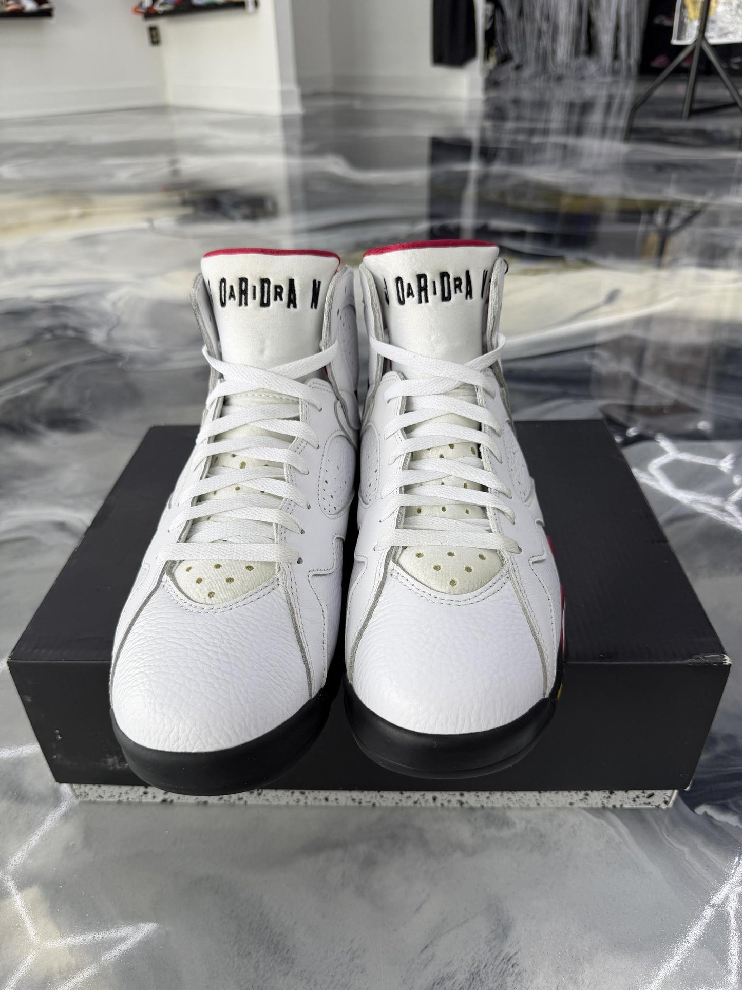 Jordan 7 "Cardinal" Used Size 9.5