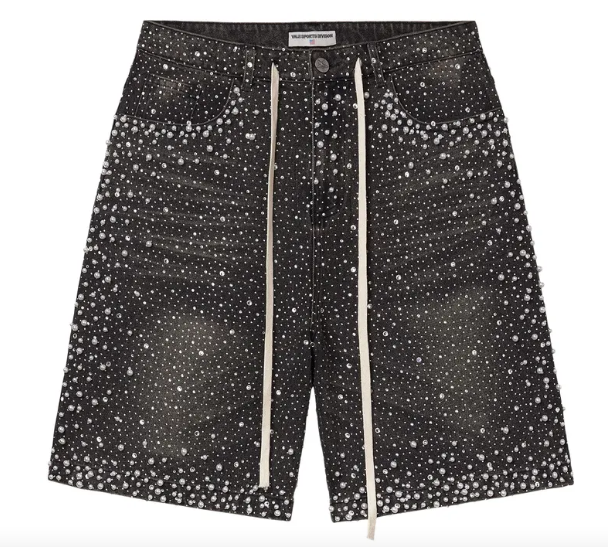 Vale Rainstorm Jean Shorts "Black"