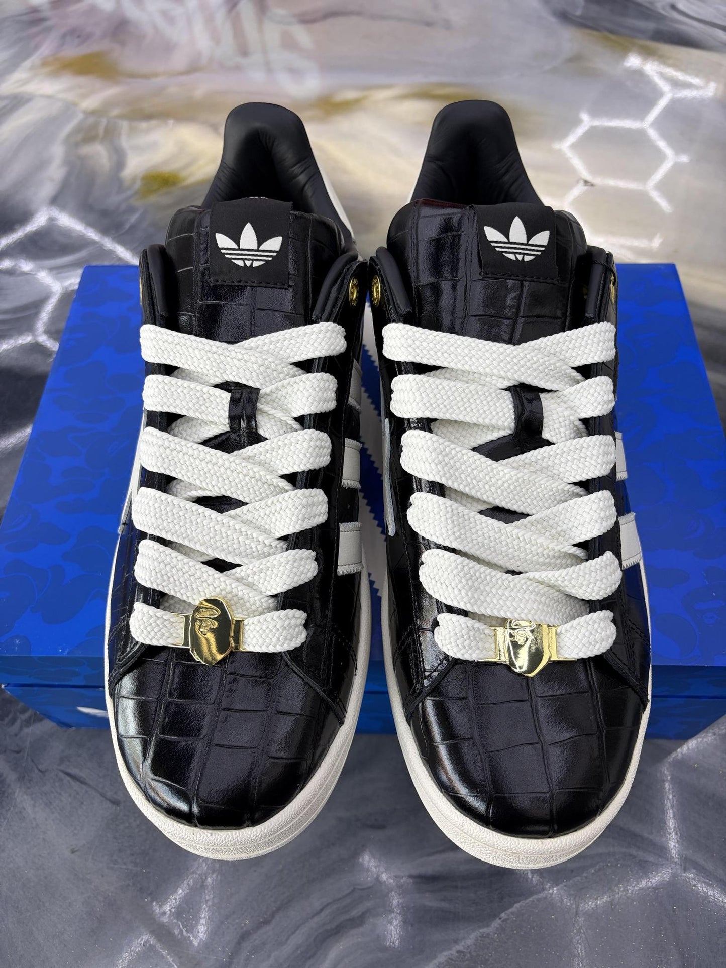 Adidas Campus "Bape Black" Used Size 12