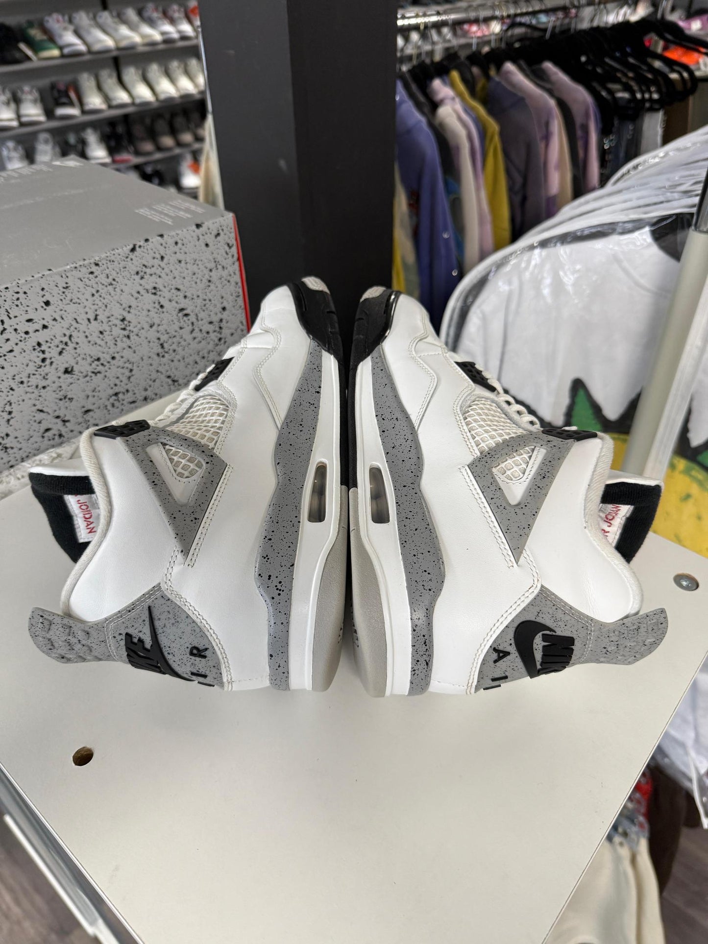 Jordan 4 "White Cement" Used Size 11
