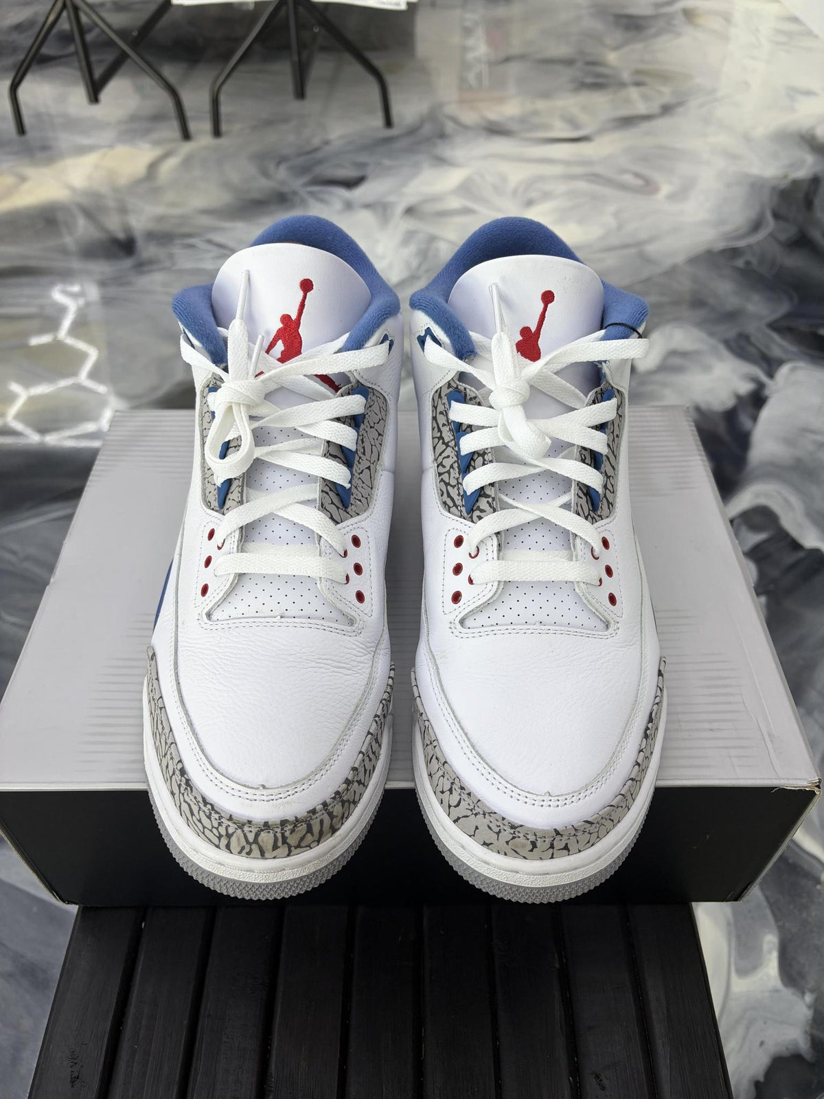 Jordan 3 "True Blue" Used Size 13