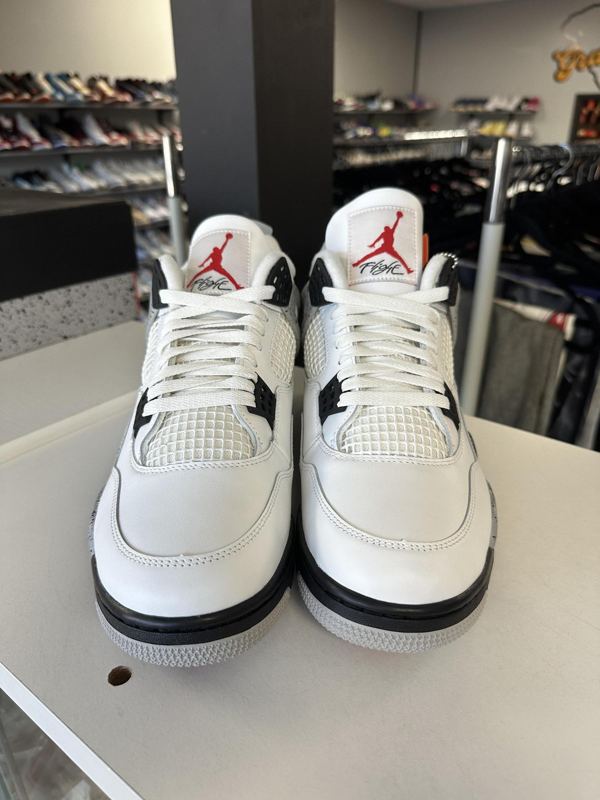 Jordan 4 "White Cement" Size 12 Used