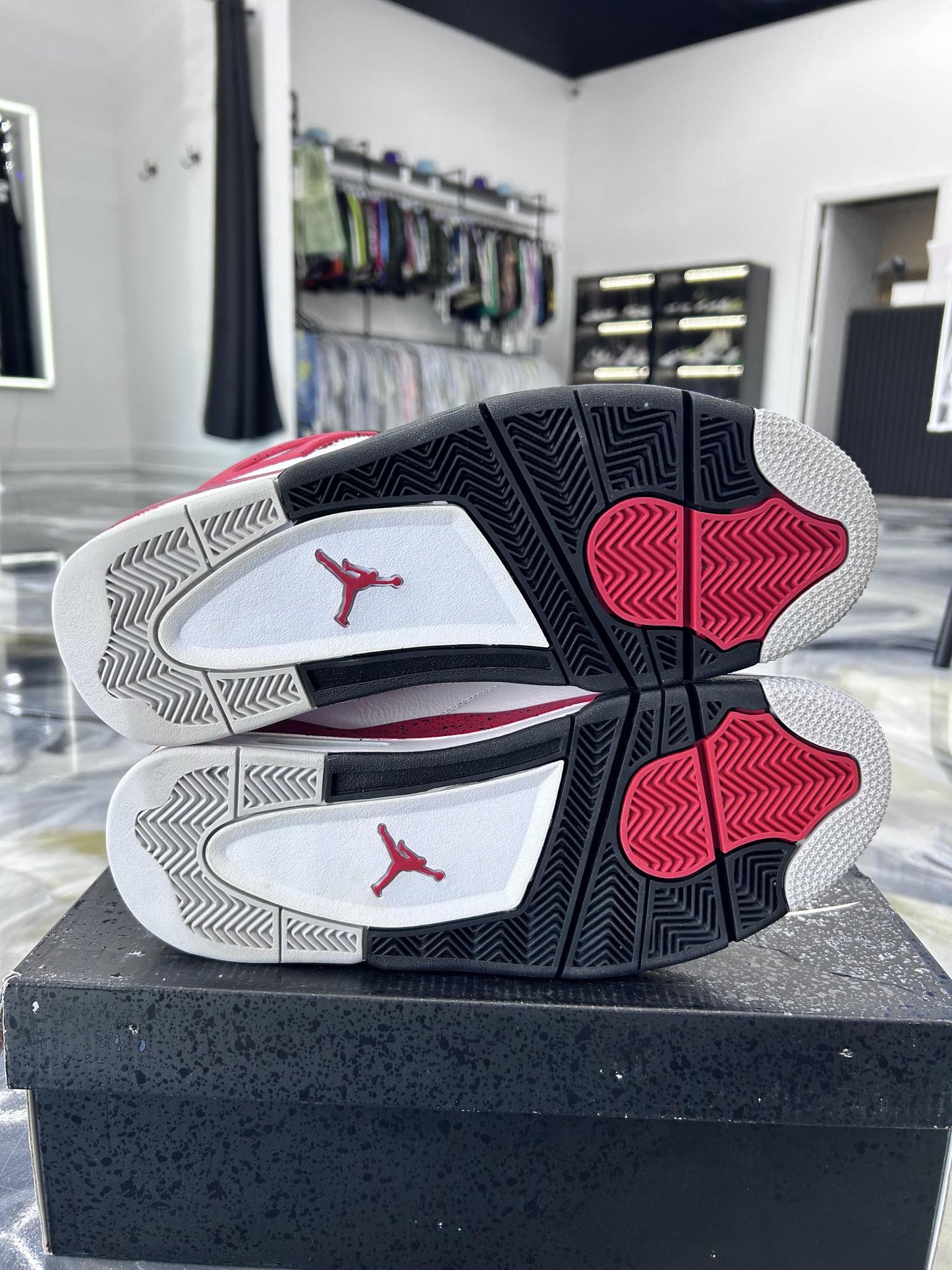 Jordan 4 "Red Cement" Used Size 10
