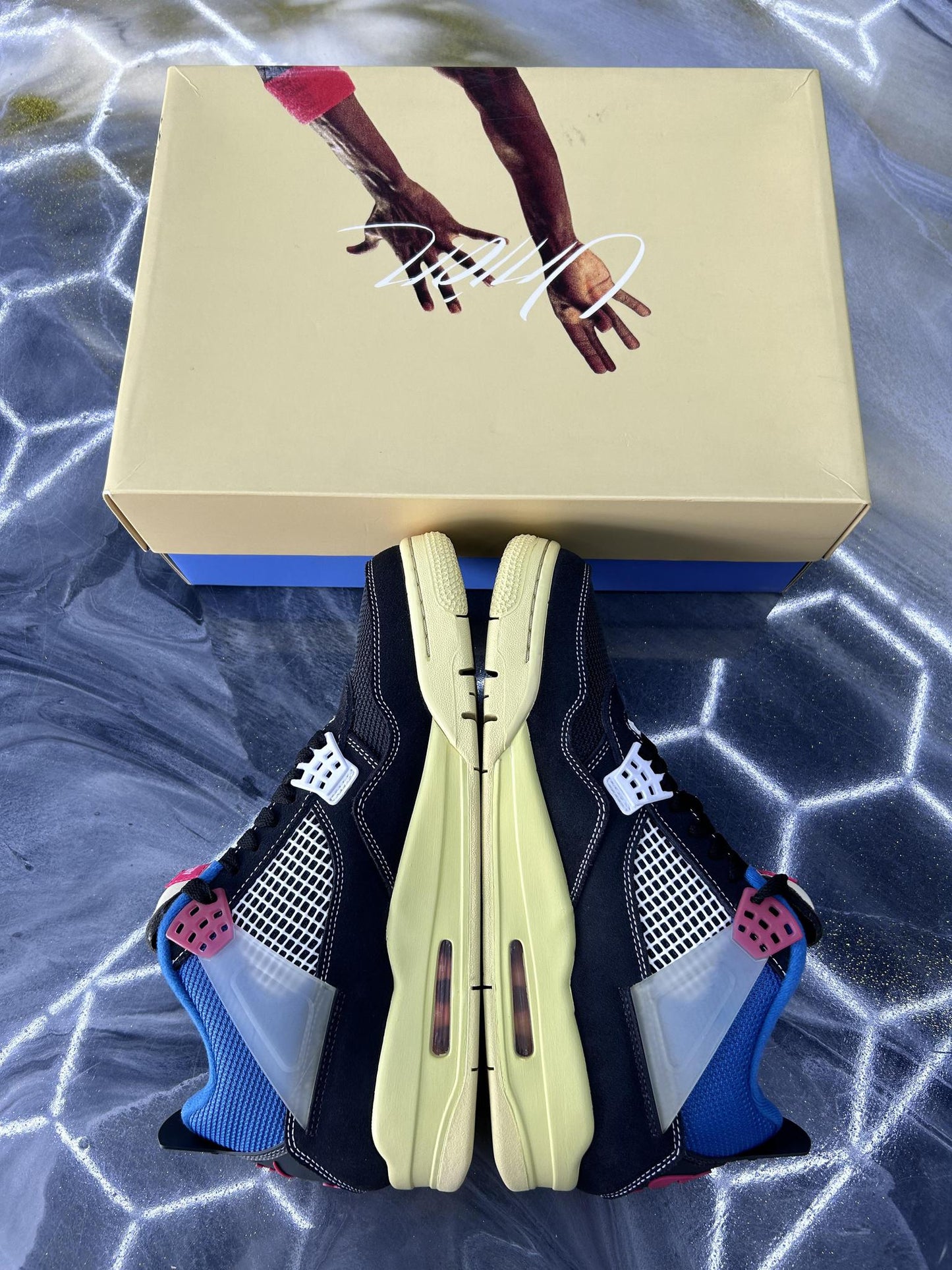 Jordan 4 X Union LA "Off Noir" Used Size 11