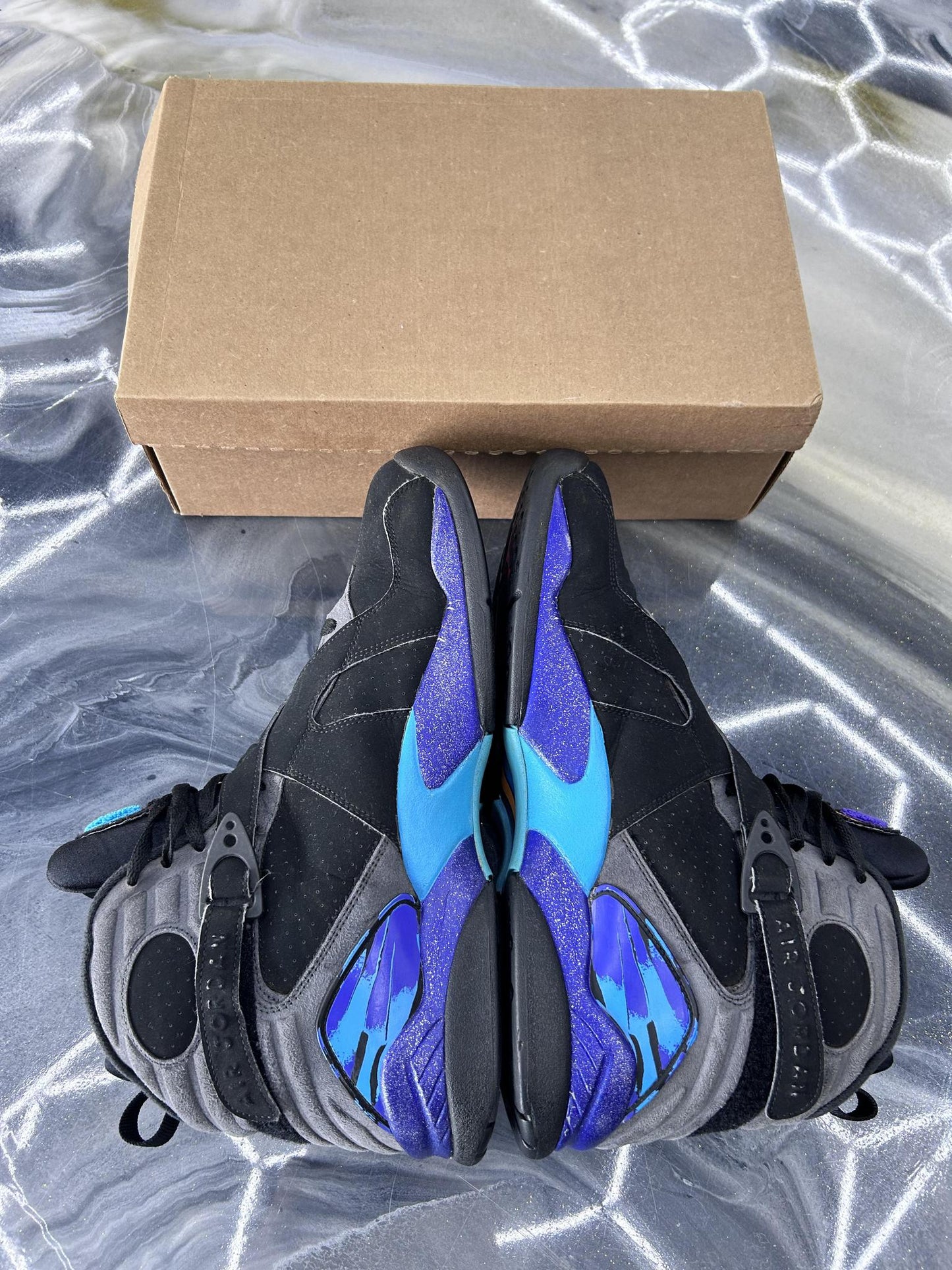 Jordan 8 "Aqua" Used Size 14