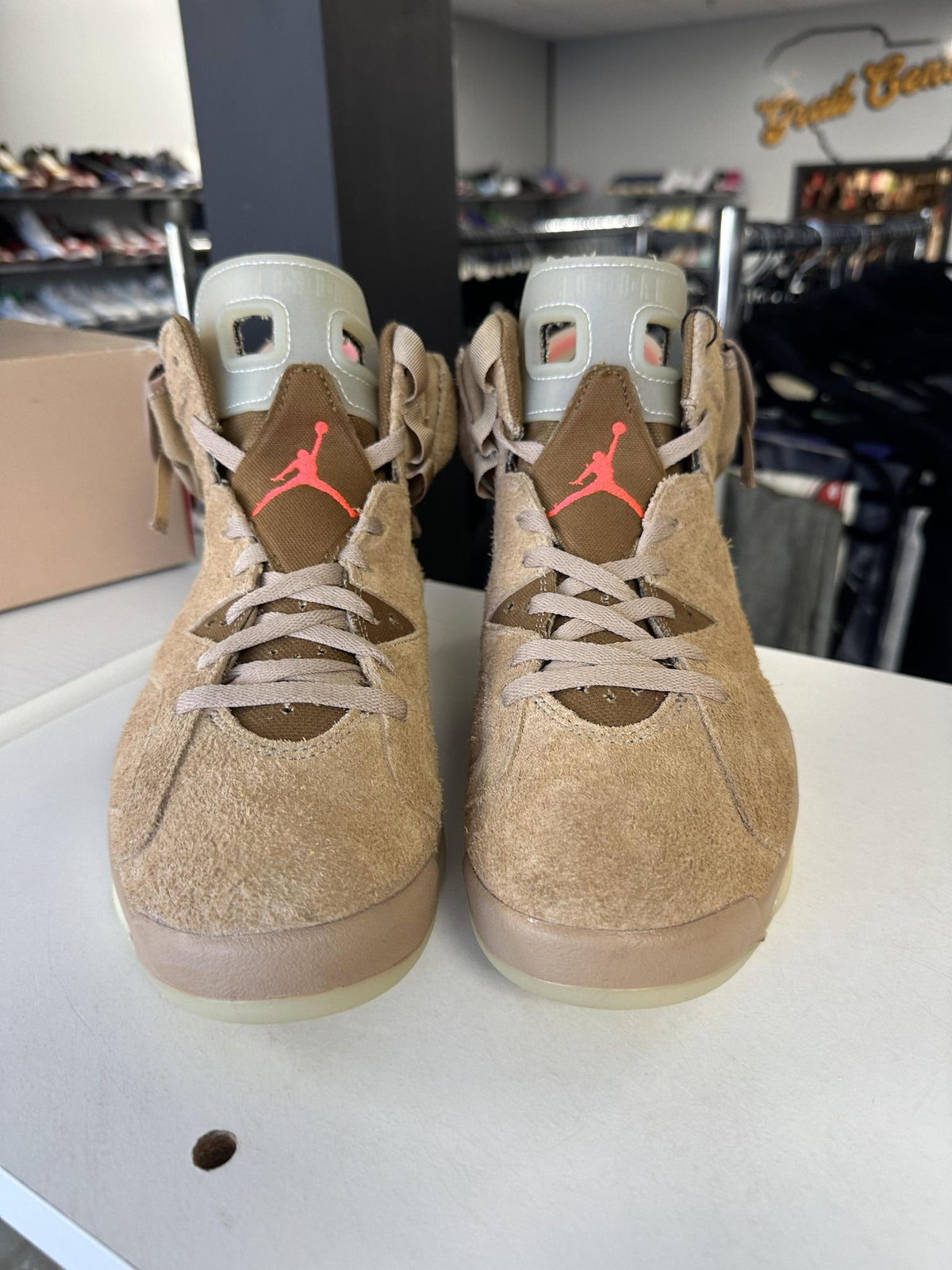 Jordan 6 x Travis Scott "British Khaki" Size 10 Used
