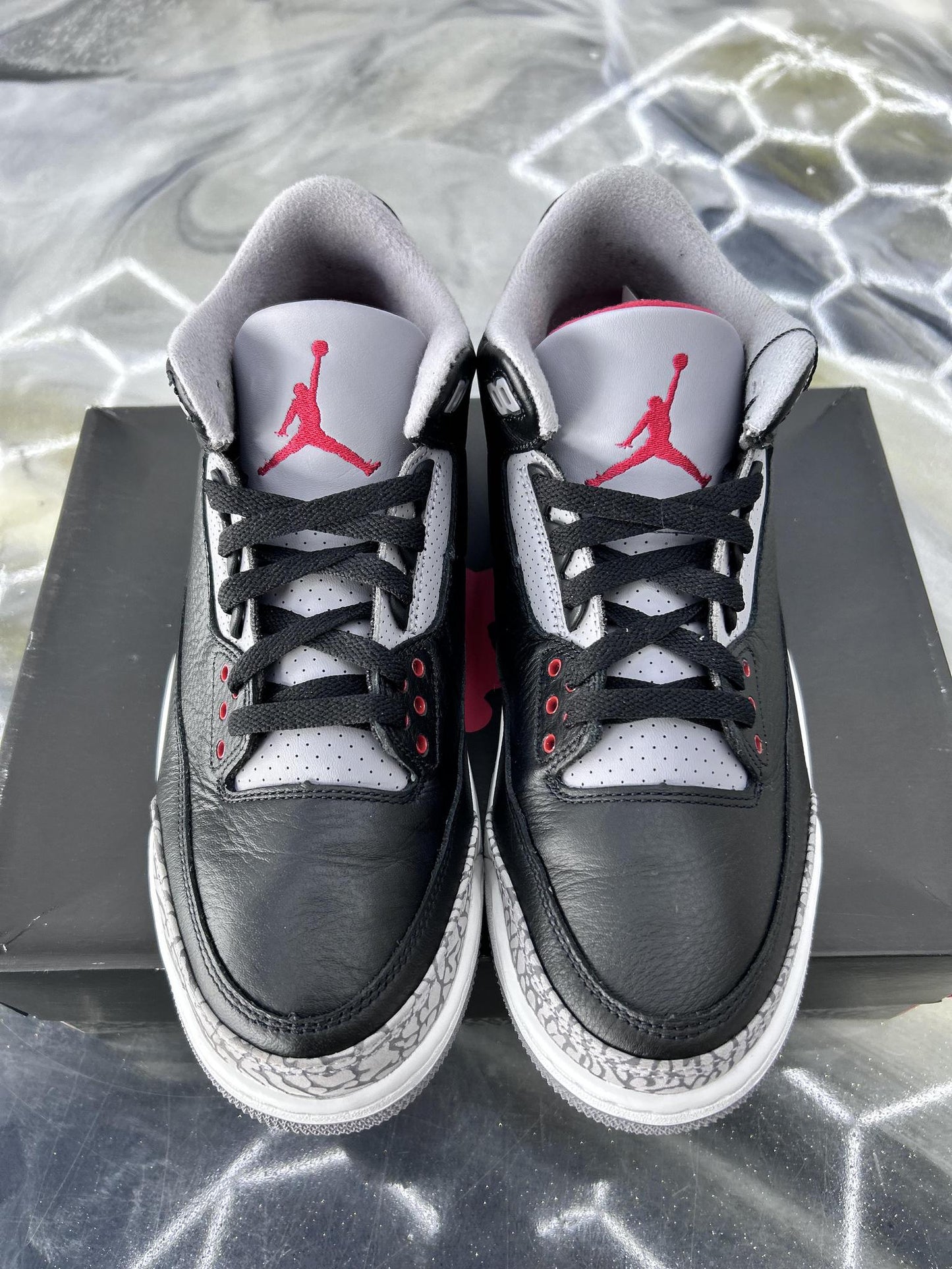 Jordan 3 "Black Cement" Used Size 9.5