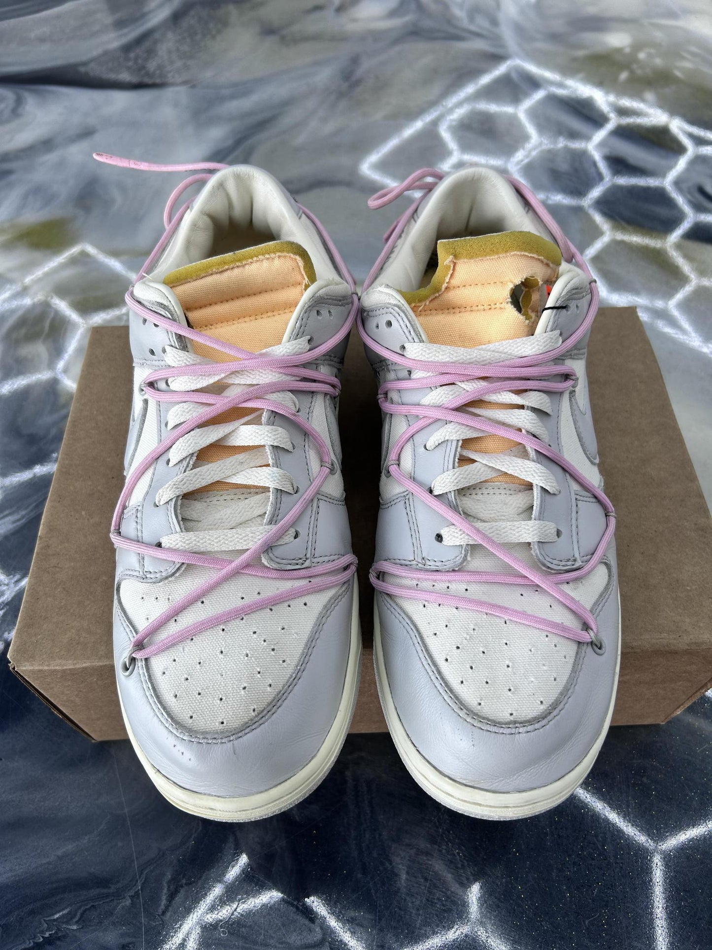 Nike x Off White Dunk Low "Lot 9" Used Size 13