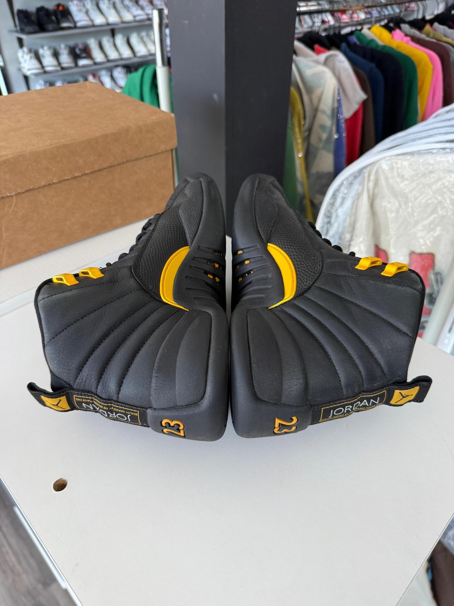 Jordan 12 "Taxi Flip" Used Size 9.5