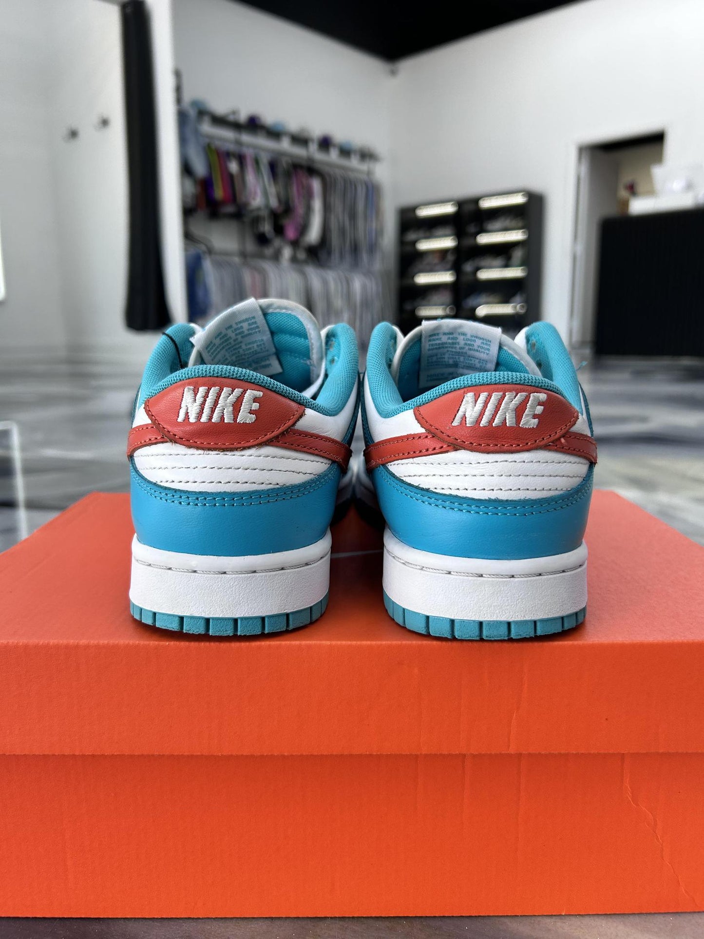 Nike Dunk Low "Dolphins" Used Size 9