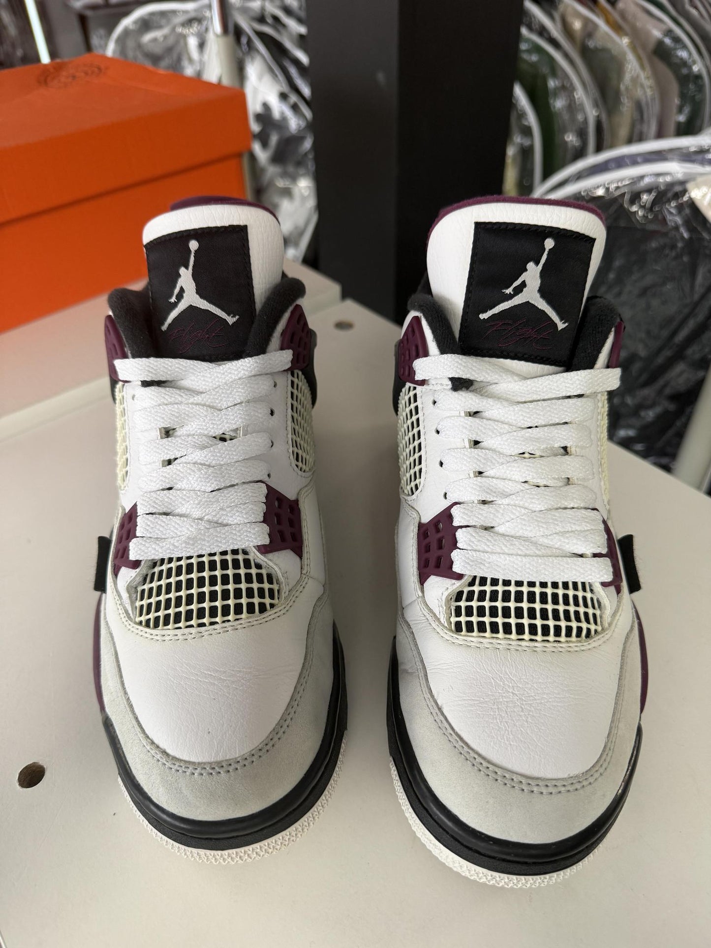 Jordan 4 "PSG" Used Size 7Y/8.5W