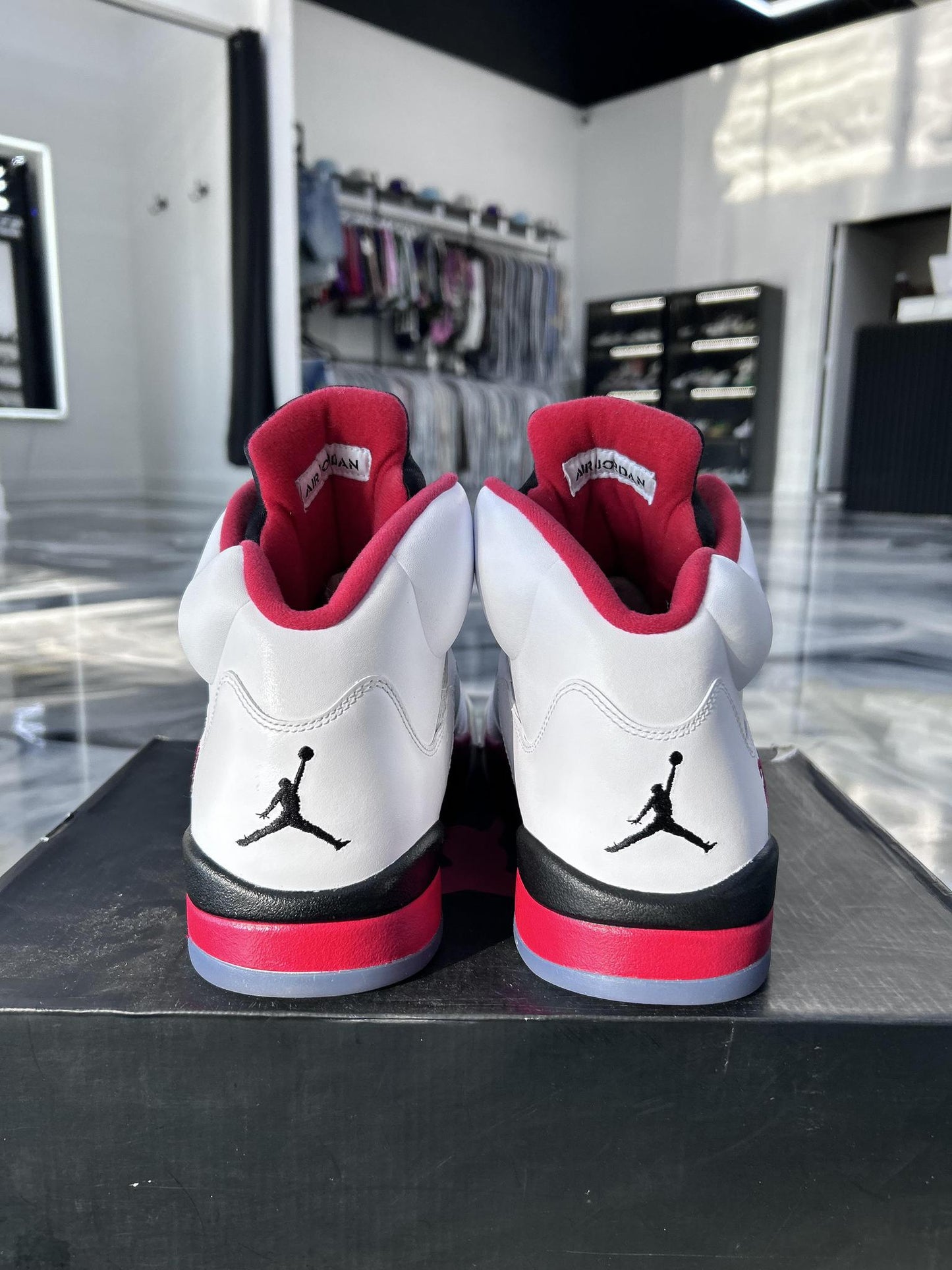 Jordan 5 "Fire Red" Used Size 13