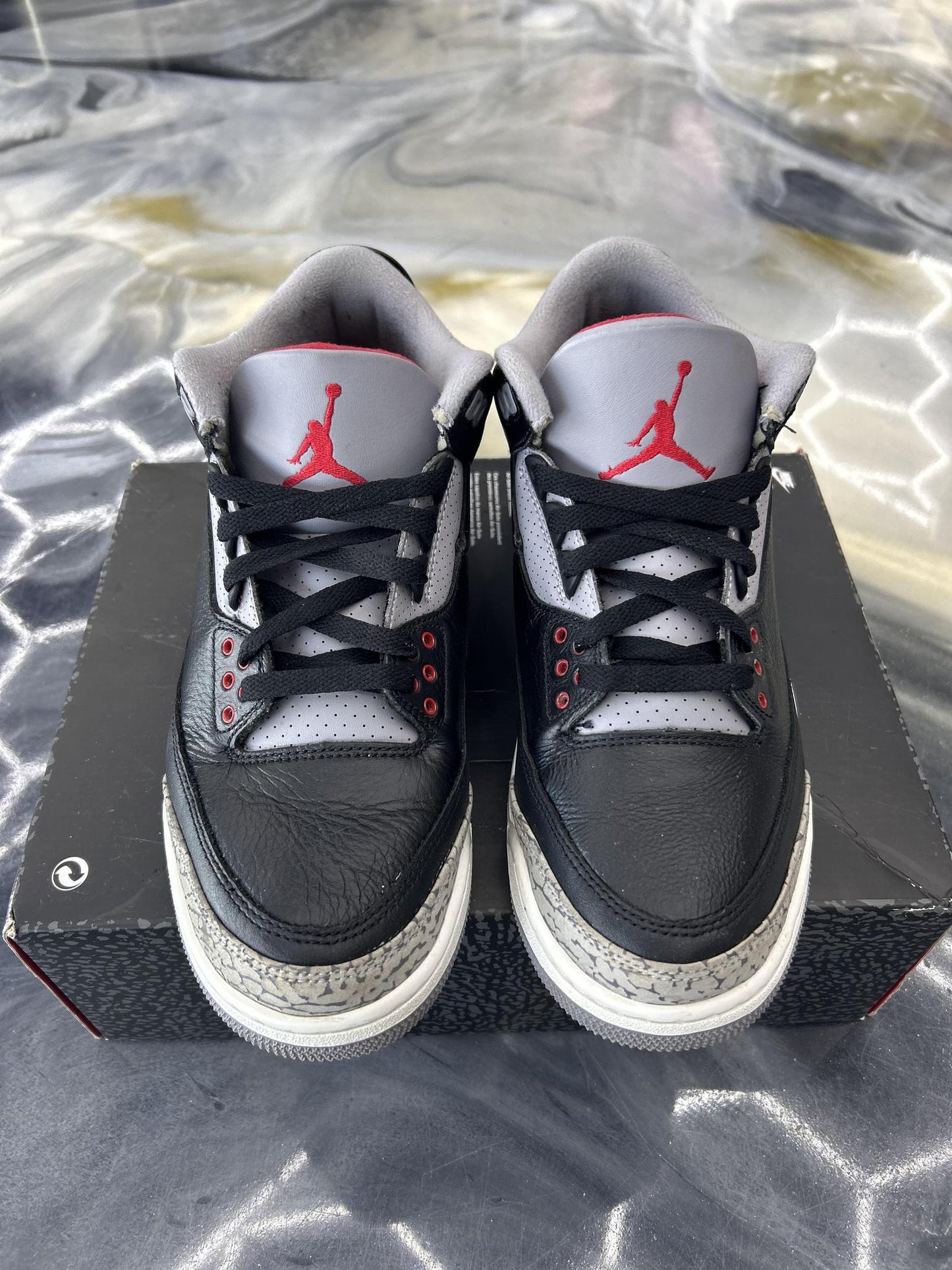 Jordan 3 "Black Cement" Used Size 9.5