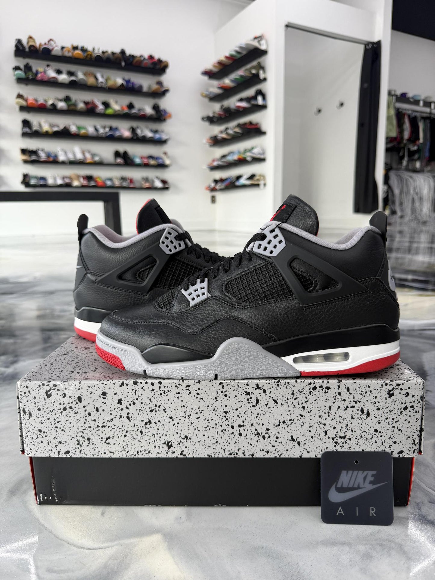 Jordan 4 "Bred Reimagined" Used Size 12