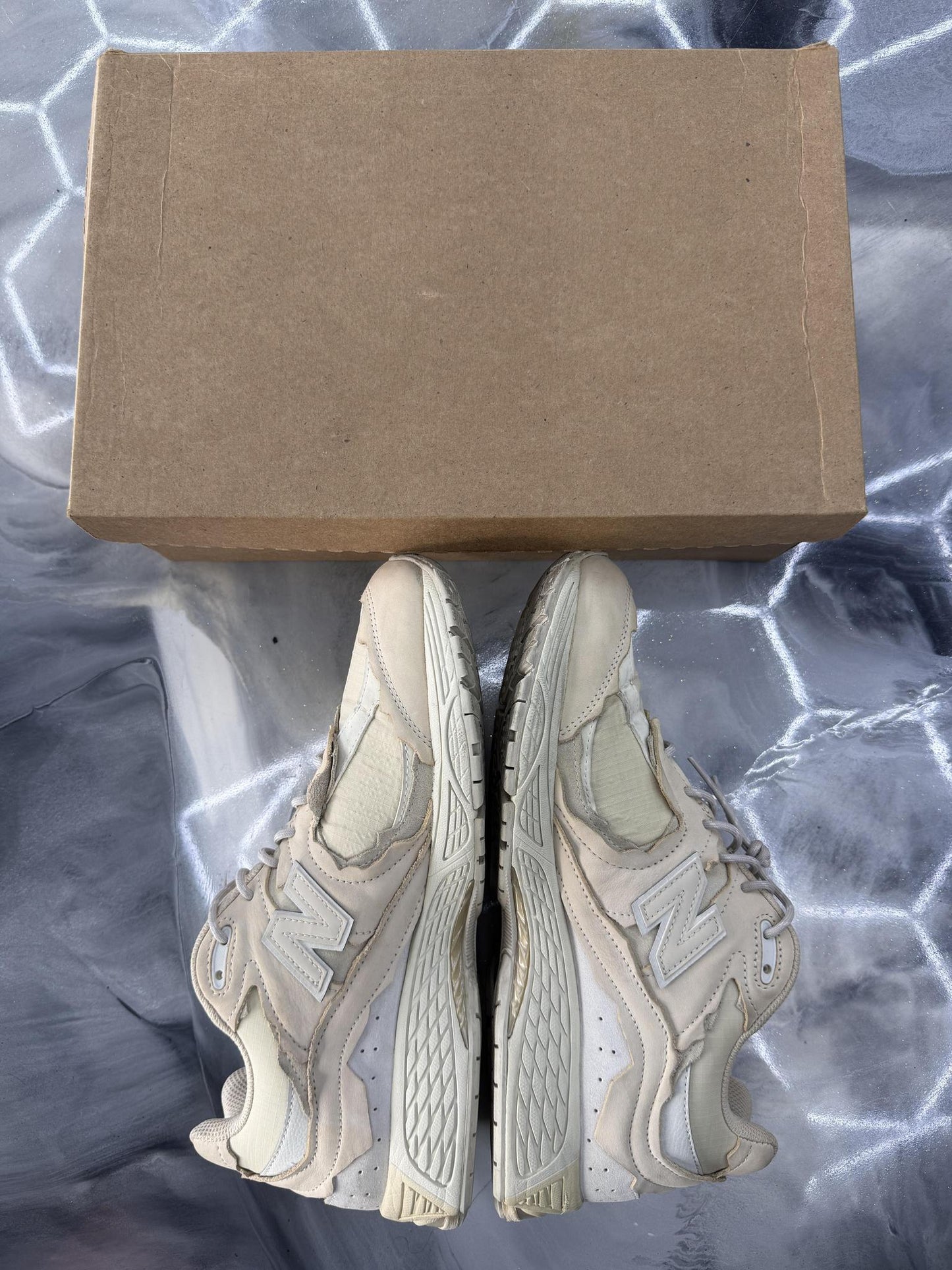 New Balance 2002R Protection Pack Sandstone Used Size 12