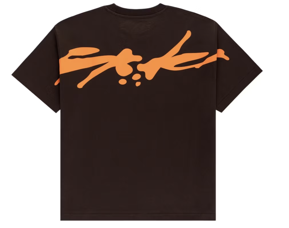 Sp5der Tee Brown Orange Used