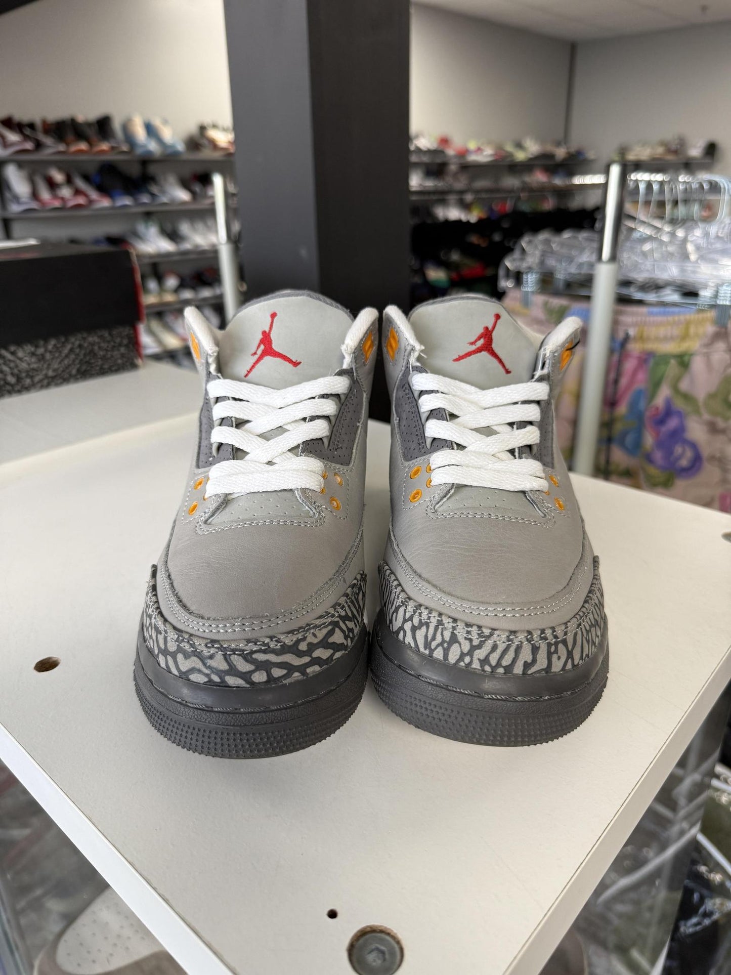 Jordan 3 "Cool Grey" Used Size 6.5Y/8W