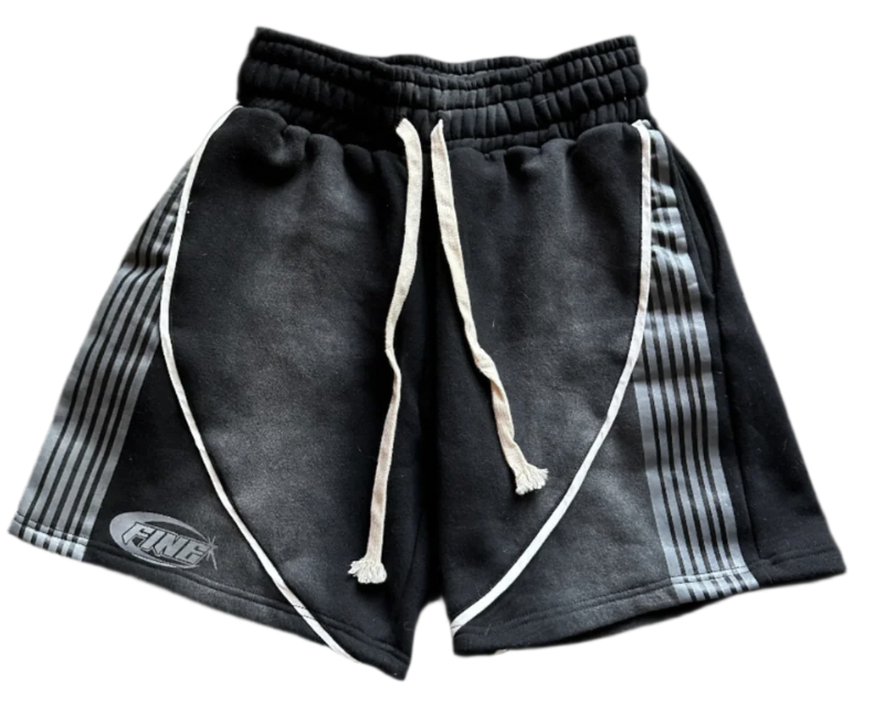 Fine Britches Racer Shorts "Black Licorice"