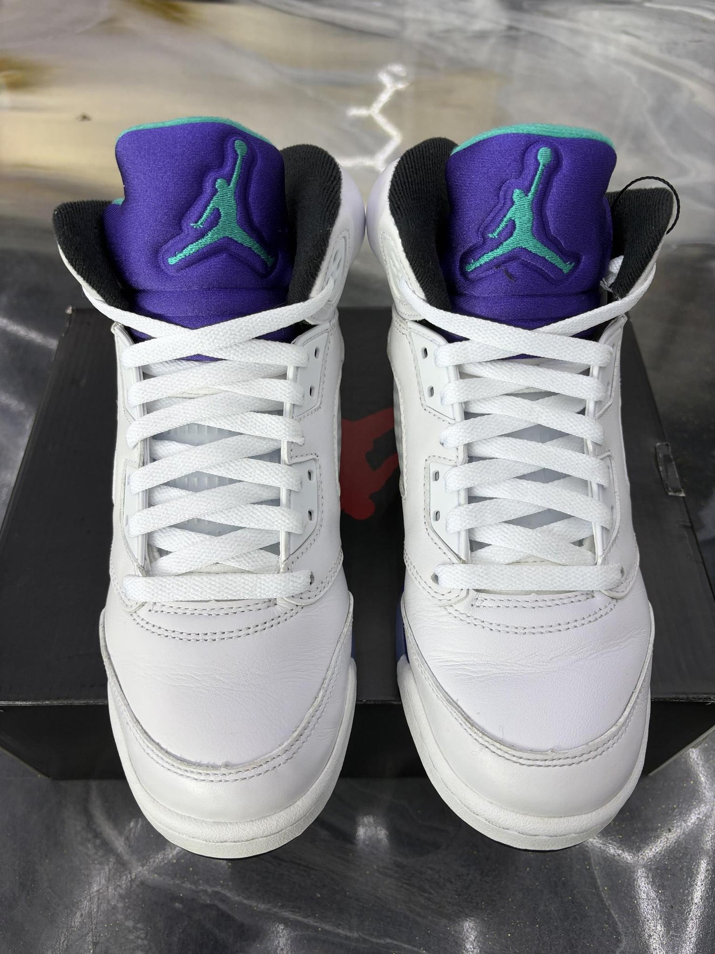 Jordan 5 "Grape" Used Size 7Y/8.5W