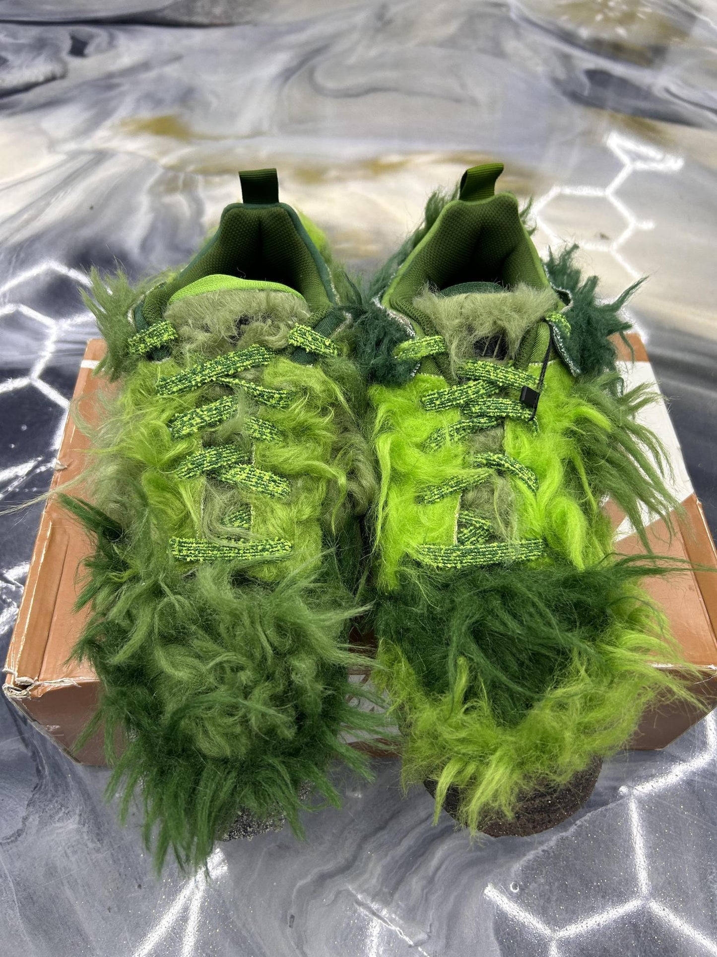 Nike CPFM Air Flea 1 "Overgrown" Used Size 12.5