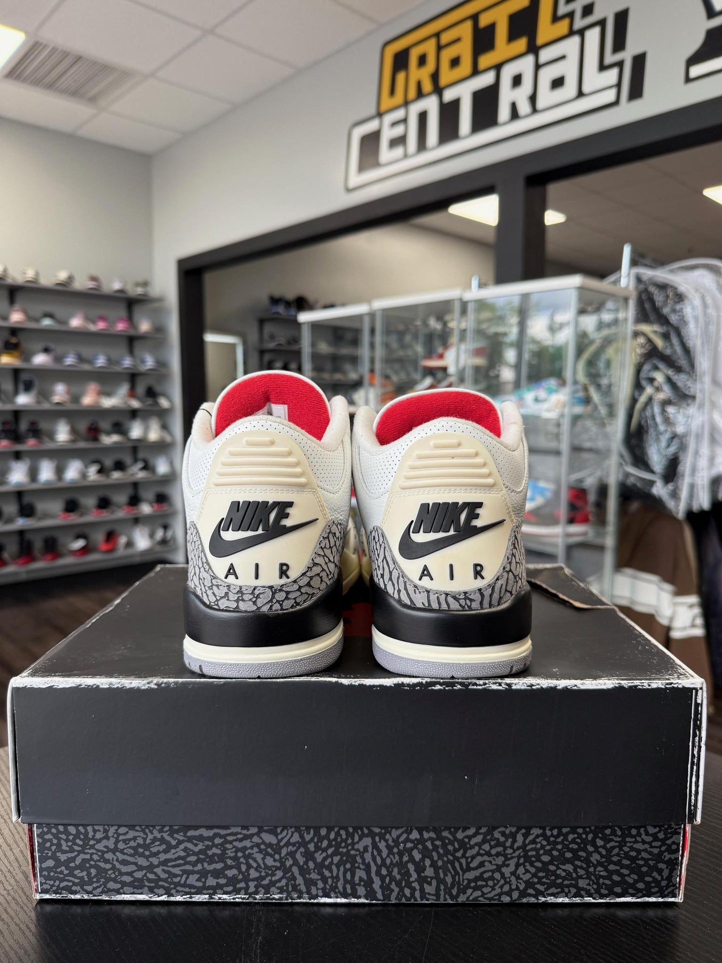Jordan 3 "White Cement Reimagined" Used Size 10