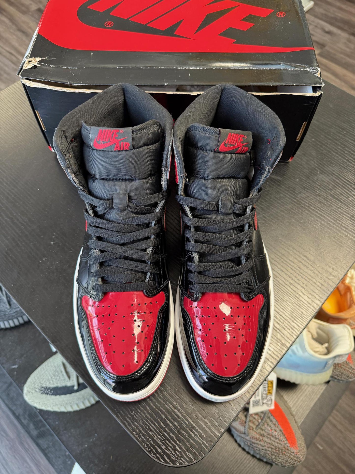 Jordan 1 "Patent Bred" Used Size 13